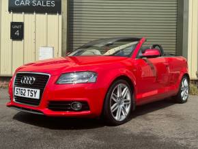 Audi A3 2.0 TDI S Line 2dr [Start Stop] Convertible Diesel Red at WVM Ripon